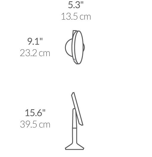 SENSOR- / KOSMETIKSPIEGEL TRIO